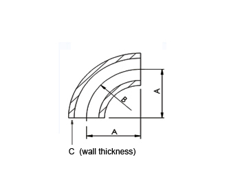 Specs 90 Degree Butt Weld Elbow