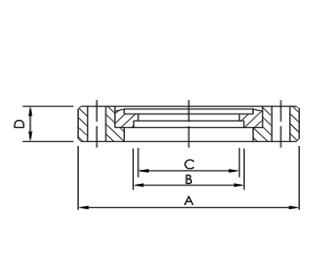Specs CF Bored Flange, Rotatable
