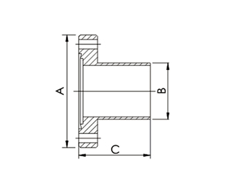 Specs CF Half Nipple, Non-Rotatable