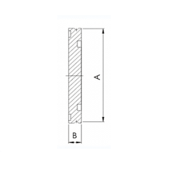 Specs ISO Aluminum Blank Flange