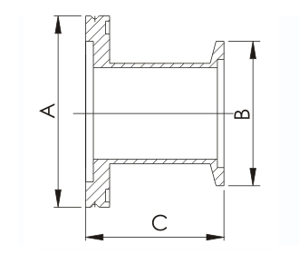 Specs ISO to KF Flange Adapter