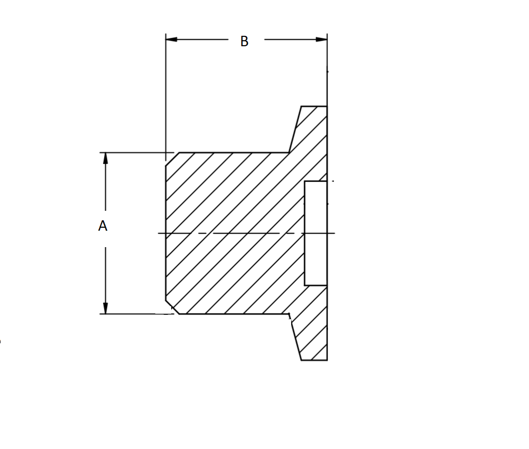 Specs KF Blank Stub Flange