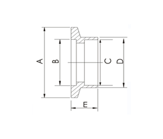 Specs KF Long Weld Stub Flange