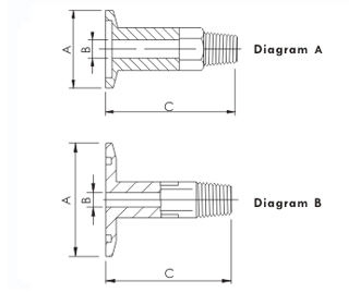 Specs KF to Male NPT Adapter