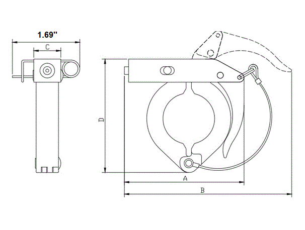 Specs KF Toggle Clamp